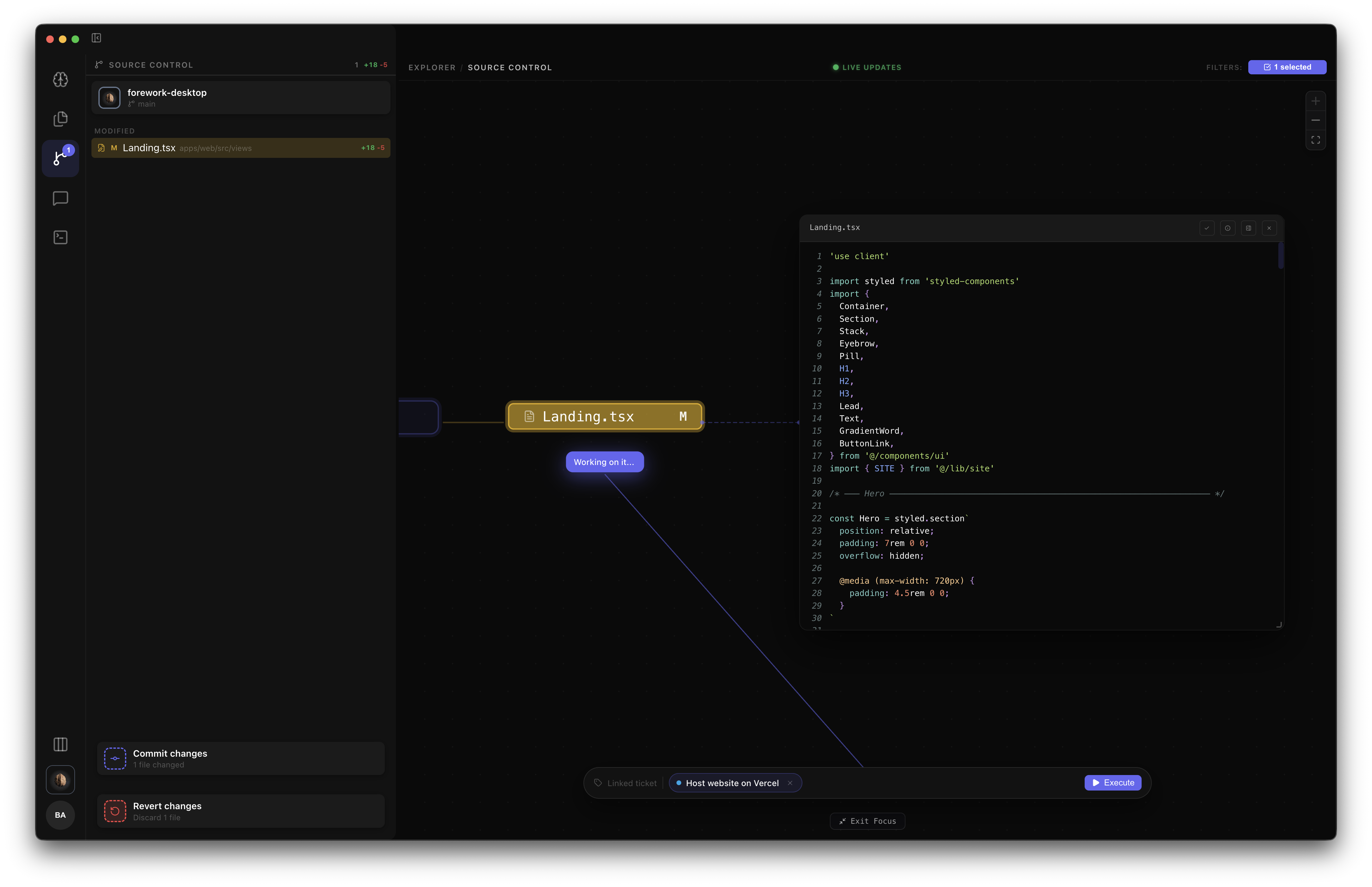 Dashboard screenshot